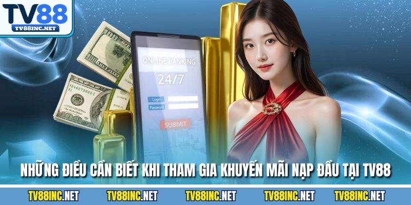 Những điều cần biết khi tham gia khuyến mãi nạp đầu tại TV88