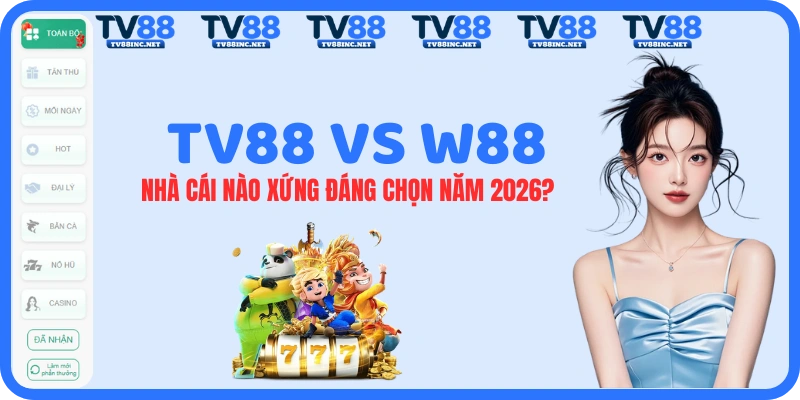 TV88 vs W88 So Sánh 2026: Nhà Cái Nào Uy Tín & Nạp Rút Nhanh