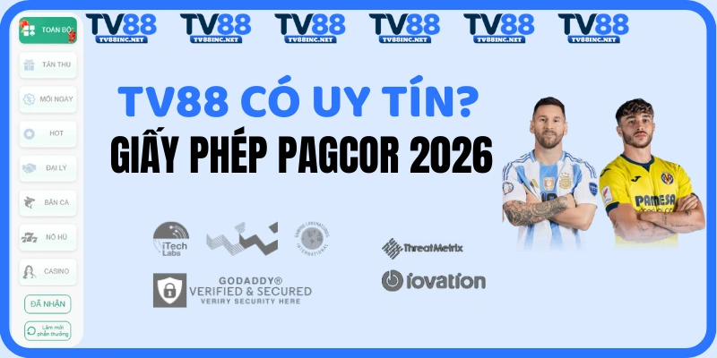 TV88 Uy Tín? Giấy Phép PAGCOR 2026